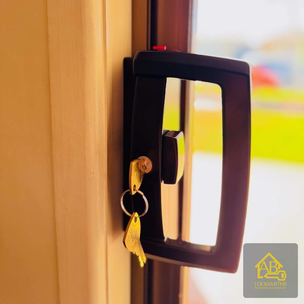 Residential sliding door hardware